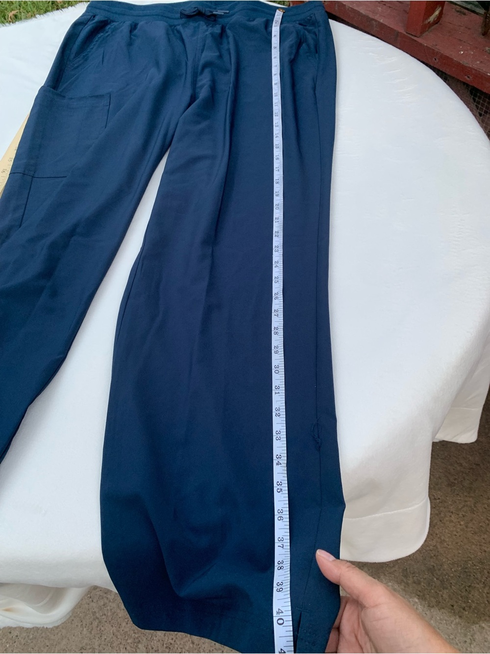 Carhartt Men's Navy Cargo Drawstring Pants - Picture 9 of 11